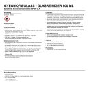 GYEON Q²M Glass - Glasreiniger 500 ml