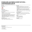 GYEON Q²M LeatherCleaner Natural - Lederreiniger 500 ml