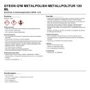 GYEON Q²M MetalPolish Metallpolitur 120 ml