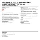 GYEON Q²M Glass+ Glasreiniger mit Wasserabperleffekt...