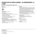 GYEON Q²R GlassCleaner - Glasreiniger 1,0 Liter