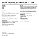 GYEON Q²M Glass - Glasreiniger 1,0 Liter