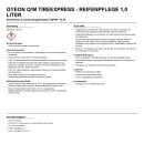 GYEON Q²M TireExpress - Reifenpflege 1,0 Liter