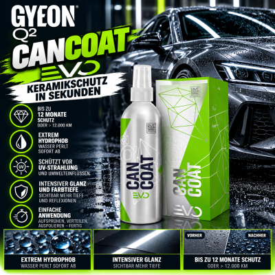 GYEON Q² CanCoat EVO - Keramik Sprühversiegelung 200 ml