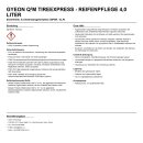 GYEON Q²M TireExpress - Reifenpflege 4,0 Liter