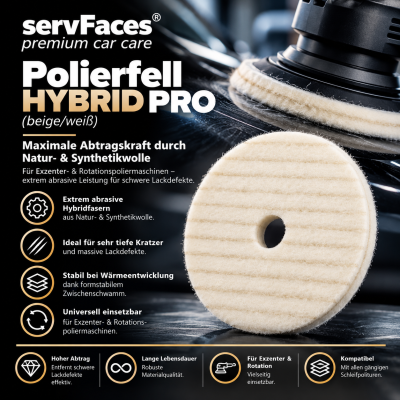 servFaces Polierfell HYBRID PRO