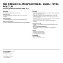 THE FINISHER ShineSpeedPolish 250ML | Finish Politur