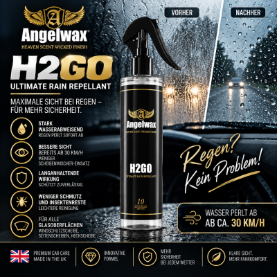 Angelwax H2GO Windscreen Dressing - Glasversiegelung 100 ml