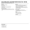 COLOURLOCK Leather Shoe Sole Oil 100 ml