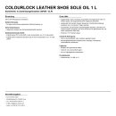 COLOURLOCK Leather Shoe Sole Oil 1 l