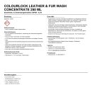 COLOURLOCK Leather & Fur Wash Concentrate 250 ml