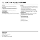 COLOURLOCK GLD-Solvent Pen