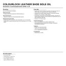 COLOURLOCK Leather Shoe Sole Oil