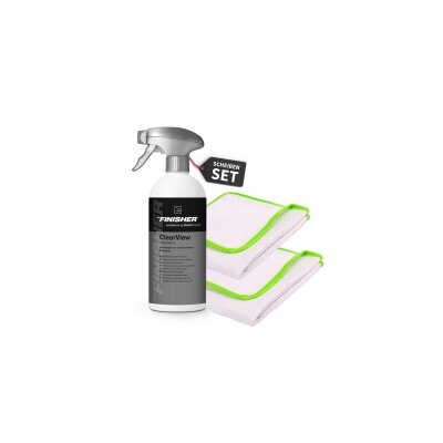 Scheiben Set Basic - THE FINISHER ClearView inkl. 2x LIQUID ELEMENTS Streak Buster
