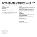 Scheiben Set Basic - THE FINISHER ClearView inkl. 2x LIQUID ELEMENTS Streak Buster