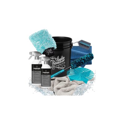 CleanDrive Starter Kit - THE FINISHER InsectOff - WheelKing - Wascheimer - Guard - Felgenbürste - Waschhandschuh - Trockentuch - Mikrofasertuch