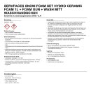 servFaces SNOW-FOAM SET Hydro Ceramic Foam 1l + Foam Gun + Wash Mitt Waschhandschuh