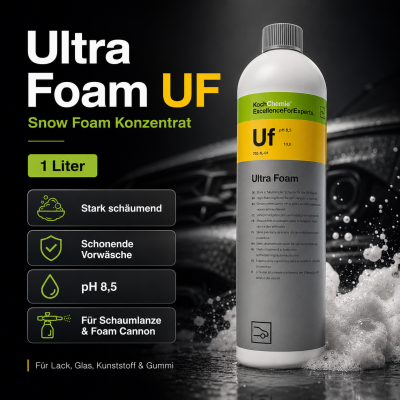 Koch Chemie Ultra Foam Uf 1 Liter | Stark schäumdender Schaum für die SB-Wäsche