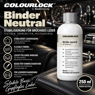 COLOURLOCK Binder neutral Füllfarbe Lederfarbe 250 ml
