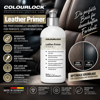 COLOURLOCK Leather Primer Leder Grundierung 250ml Haftvermittler für Lederfarbe & Untergrund