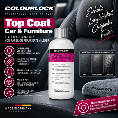 Colourlock Top Coat Car and Furniture Schutzlack 250ml Versiegelung für Farbauftrag