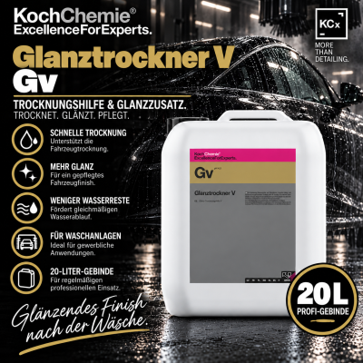 Koch Chemie Glanztrockner V 20 L |  Trocknungshilfs- und Glanzzusatz