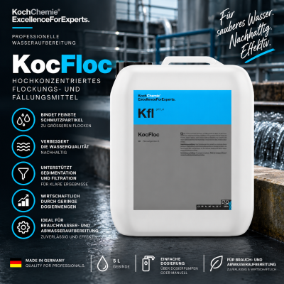 Koch Chemie KocFloc kfl 25 kg | Flockungs- und Fällungsmittel