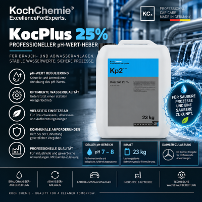 Koch Chemie KocPlus 25% Kp2 23 KG | pH-Wert-Heber