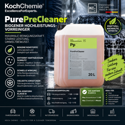 Koch Chemie PurePreCleaner Pp 20l | Biogener Vorreiniger