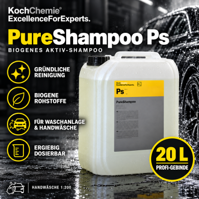 Koch Chemie PureShampoo Ps 20l | Biogenes Autoshampoo