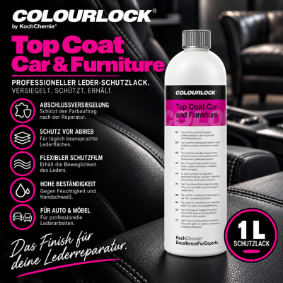 Colourlock Top Coat Car and Furniture Schutzlack 1L Versiegelung für Farbauftrag