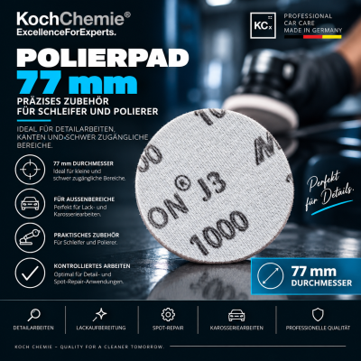 Koch Chemie Abralon J3 1000 er Körnung Ø 77 mm