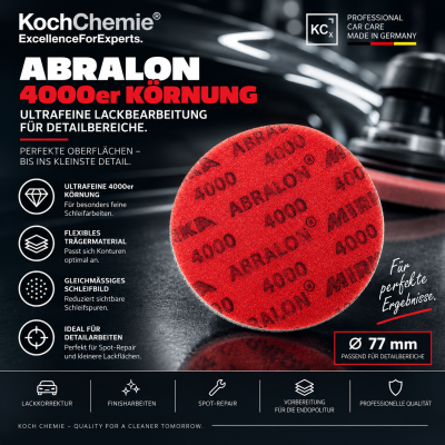 Koch Chemie Abralon, 4000 er Körnung Ø 77 mm