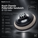 Koch Chemie Polierteller, Sandwich 123 mm