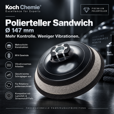 Koch Chemie Polierteller, Sandwich 147 mm