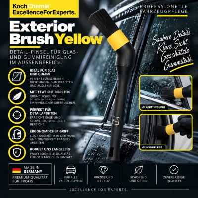 Koch Chemie Exterior Brush yellow | Reinigungspinsel