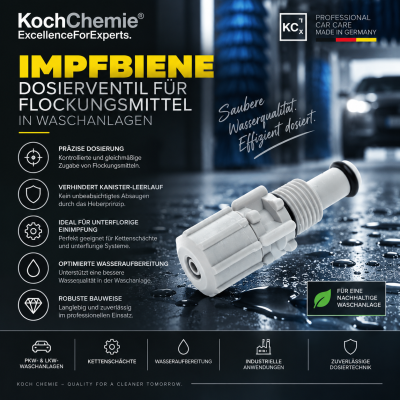Koch Chemie Impfbiene | Dosierventil für Flockungsmittel