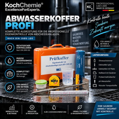 Koch Chemie Abwasserkoffer Profi