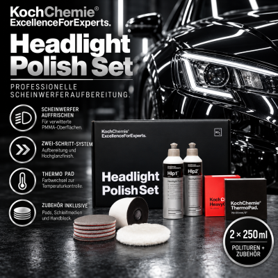 Koch Chemie Headlight Polish Set Scheinwerfer-Aufbereitungsset