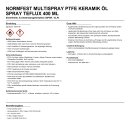 Normfest Multispray PTFE Keramik Öl Spray Teflux 400 ml