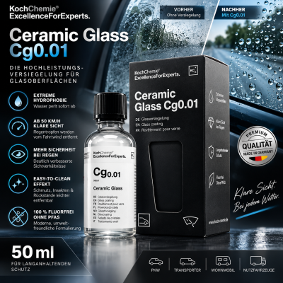 Koch Chemie Ceramic Glass Cg01 - 50 ML | Glasversiegelung