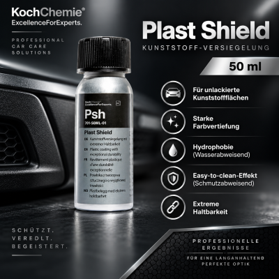 Koch Chemie Plast Shield 50ml | Versiegelung für unlackierte Kunststoffflächen